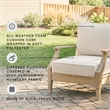 Signature Design by Ashley Clare View Patio Arm Chair in Beige
