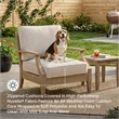 Signature Design by Ashley Clare View Patio Arm Chair in Beige