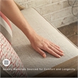 Signature Design by Ashley Clare View Eucalyptus Wood Patio Sofa in Beige