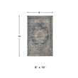 Signature Design by Ashley South 8' x 10' Rug in Blue and Tan