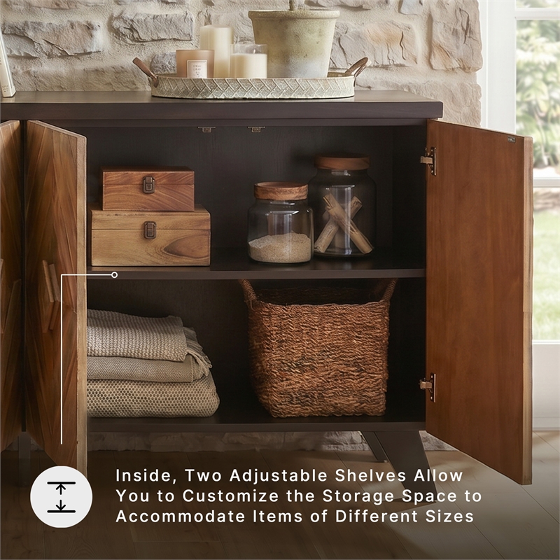 Signature Design by Ashley Robin Ridge Sideboard in Brown