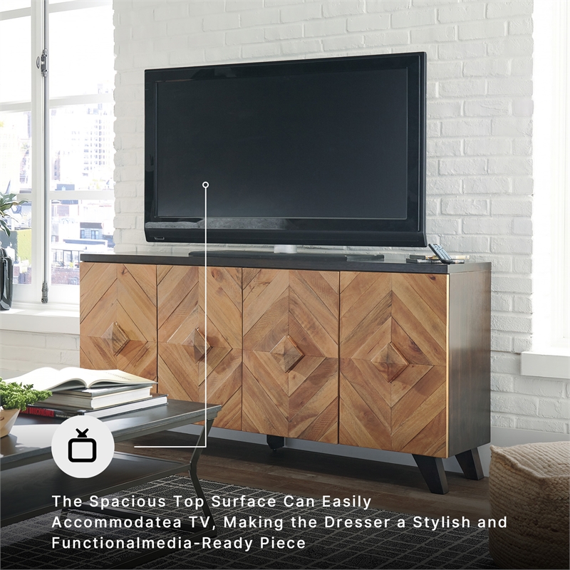 Signature Design by Ashley Robin Ridge Sideboard in Brown