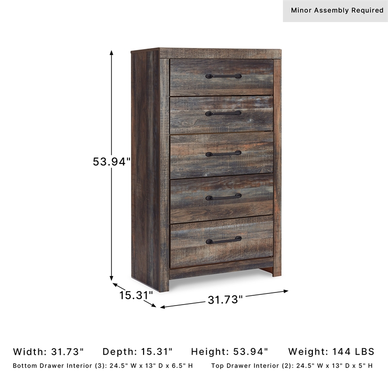 Ashley Furniture Drystan 5 Drawer 32