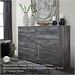 Signature Design by Ashley Baystorm 6 Drawer Double Dresser in Smokey Gray