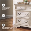 Signature Design by Ashley Realyn 7-Drawer Dresser in Chipped White/Brown