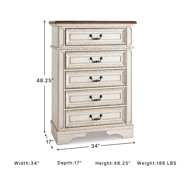Ashley Realyn 5 Drawer 34
