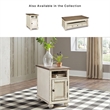 Signature Design by Ashley Realyn Storage End Table with USB Ports in White