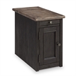 Signature Design by Ashley Tyler Creek Storage End Table with USB Ports in Gray