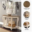 Signature Design by Ashley Realyn Console Table in Chipped White and Brown
