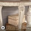 Signature Design by Ashley Realyn Console Table in Chipped White and Brown
