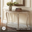 Signature Design by Ashley Realyn Console Table in Chipped White and Brown