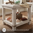 Signature Design by Ashley Carynhurst End Table in Whitewash and Gray