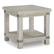 Signature Design by Ashley Carynhurst End Table in Whitewash and Gray