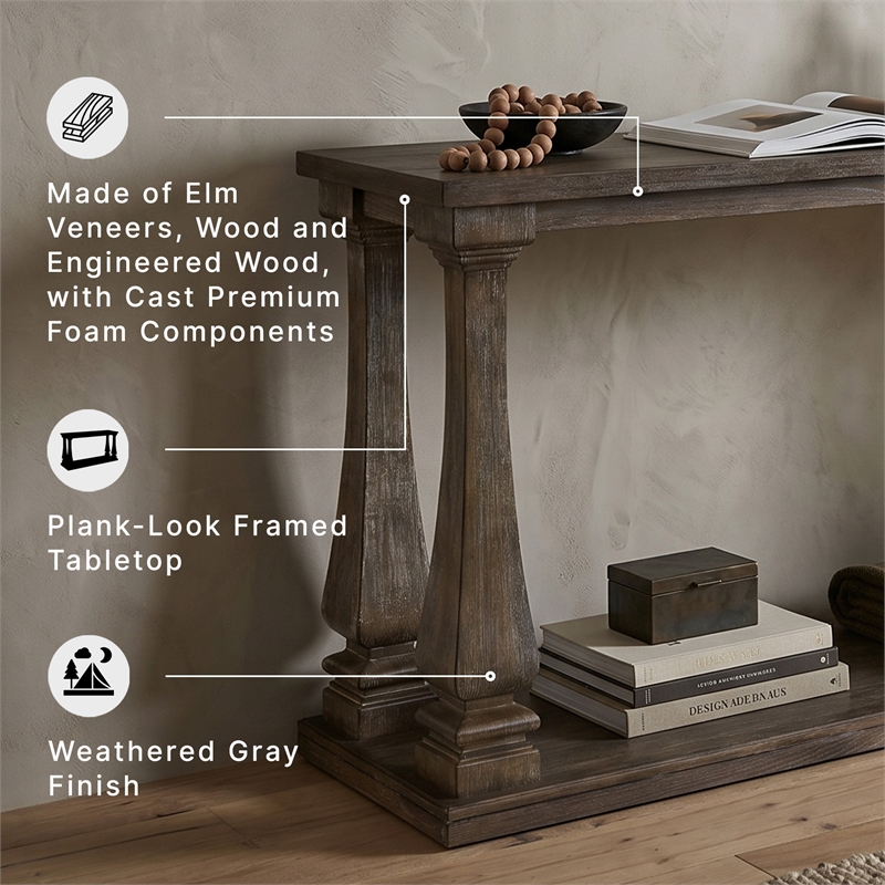 Signature Design by Ashley Johnelle Console Table in Gray
