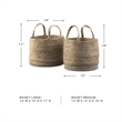 Ashley Brayton 2 Piece Basket Set in Natural