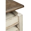 Ashley Furniture Realyn Lift Top Coffee Table in Antique White and Brown