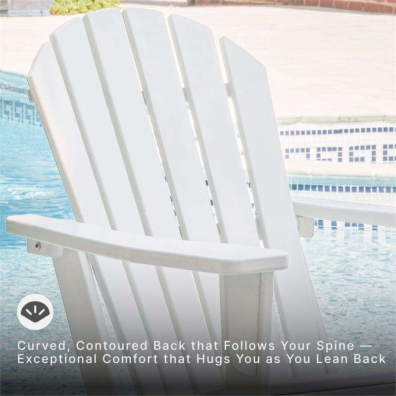 Signature Design by Ashley Sundown Treasure Adirondack Chair in White