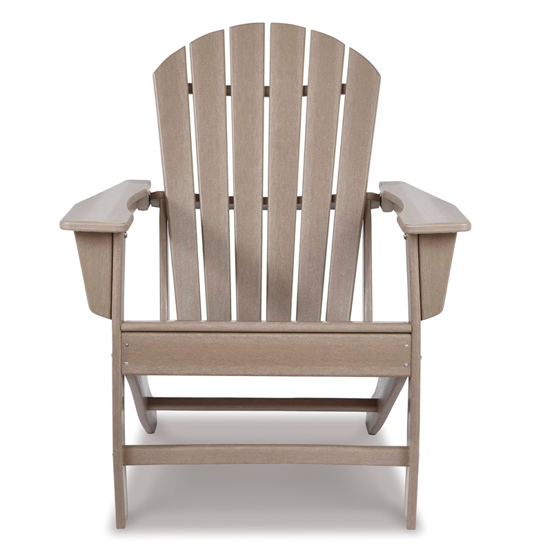 Signature Design by Ashley Sundown Treasure Adirondack Chair in Grayish Brown