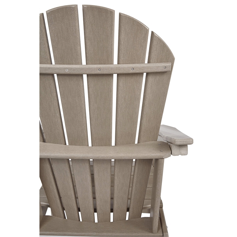 Signature Design by Ashley Sundown Treasure Adirondack Chair in Grayish Brown