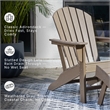 Signature Design by Ashley Sundown Treasure Adirondack Chair in Grayish Brown