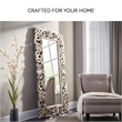 Ashley Lucia Decorative Mirror in Antique Silver
