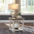 Signature Design by Ashley Havalance End Table in Gray and White