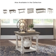 Signature Design by Ashley Havalance End Table in Gray and White