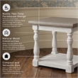 Signature Design by Ashley Havalance End Table in Gray and White