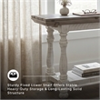 Signature Design by Ashley Havalance Flip Top Console Table in Gray and White