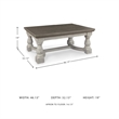 Signature Design by Ashley Havalance Coffee Table in Gray and White