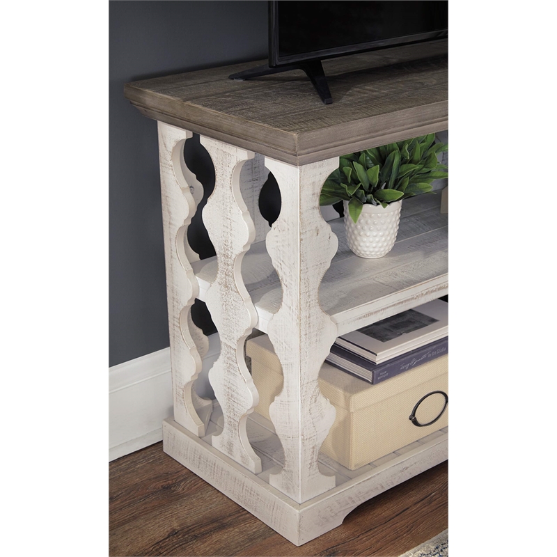 Signature Design by Ashley Havalance Console Table in Gray and White