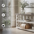 Signature Design by Ashley Havalance Console Table in Gray and White