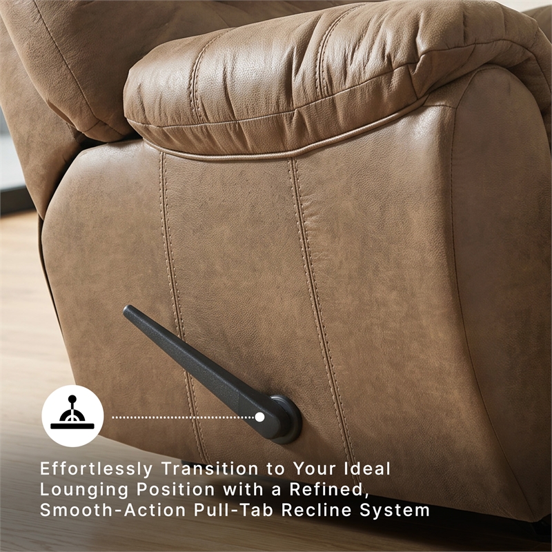 Signature Design by Ashley McGann Rocker Recliner in Saddle