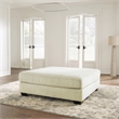 Signature Design by Ashley Rawcliffe Oversized Accent Ottoman in Parchment