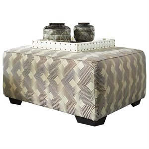 Signature Design by Ashley Eltmann Oversized Accent Ottoman in Slate