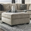 Signature Design by Ashley Bovarian Ottoman with Storage in Stone