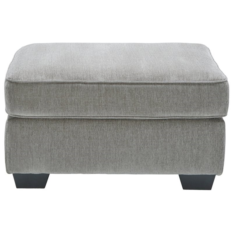 Signature Design by Ashley Altari Oversized Accent Ottoman in Alloy
