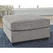 Signature Design by Ashley Altari Oversized Accent Ottoman in Alloy