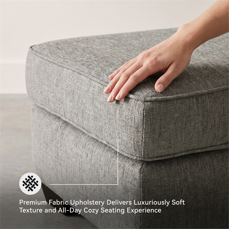 Signature Design by Ashley Altari Ottoman in Alloy