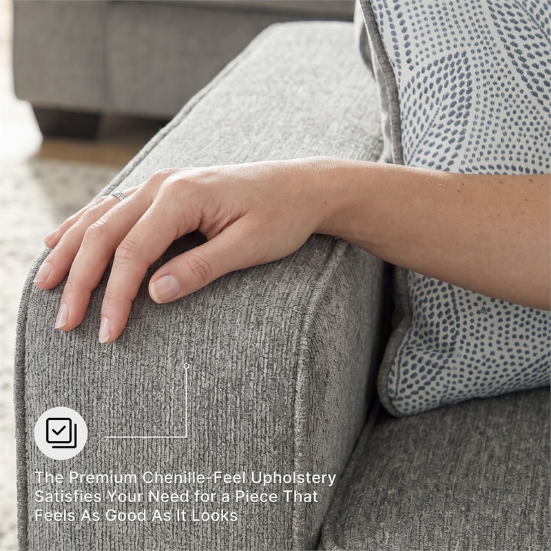 Signature Design by Ashley Altari Queen Sleeper Sofa in Alloy