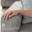 Signature Design by Ashley Altari Queen Sleeper Sofa in Alloy