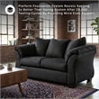 Signature Design by Ashley Darcy Loveseat in Black