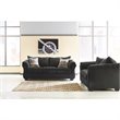 Signature Design by Ashley Darcy Loveseat in Black
