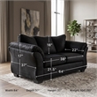 Signature Design by Ashley Darcy Loveseat in Black