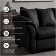 Signature Design by Ashley Darcy Sofa in Black