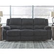 Signature Design by Ashley Draycoll Reclining Sofa in Slate