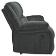 Signature Design by Ashley Draycoll Reclining Sofa in Slate