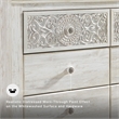 Signature Design by Ashley Paxberry 6 Drawer Dresser in Whitewash