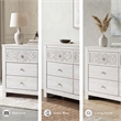 Signature Design by Ashley Paxberry 6 Drawer Dresser in Whitewash