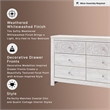 Signature Design by Ashley Paxberry 6 Drawer Dresser in Whitewash